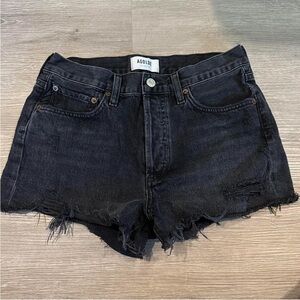 Agolde Dark Denim Jean Shorts